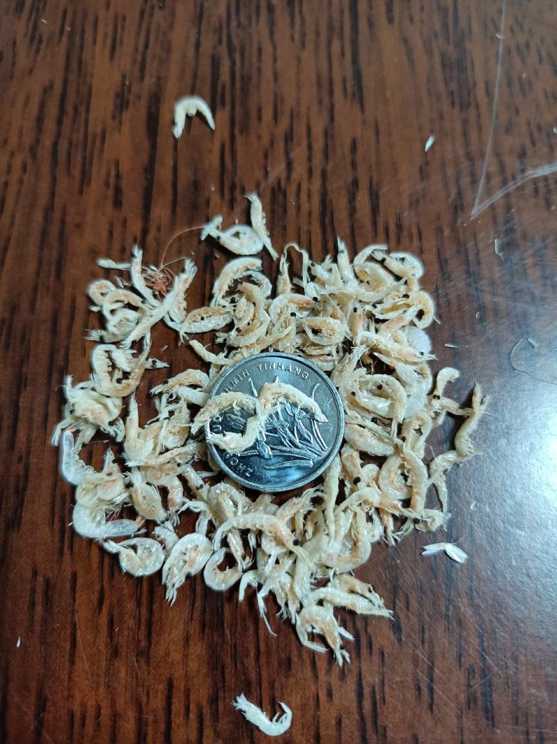 烘干小虾皮。颜色鲜艳，口感纯正，可根据客户需求加工