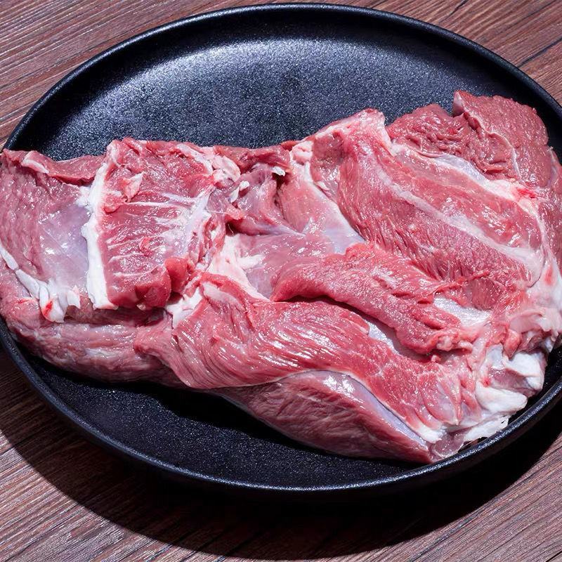 【5斤包邮】新鲜原切山羊肉去骨羊腿肉散养现宰餐饮食材批发