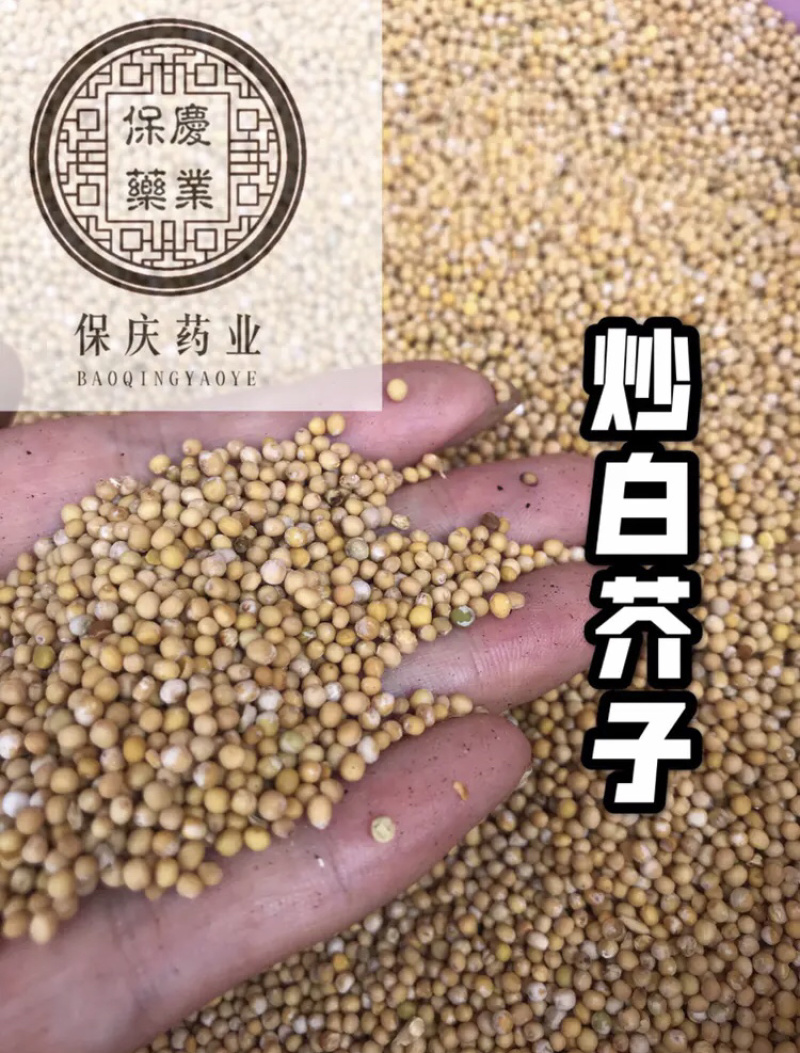 白芥子正品非黄芥子炒白芥子实物拍摄发货如图