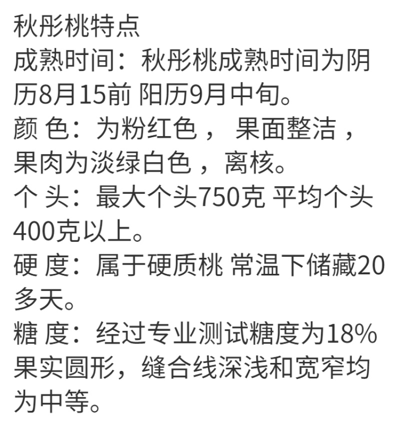 冬桃树苗晚熟桃树苗特大冬桃秋彤沂蒙霜红果树苗盆栽地栽结果