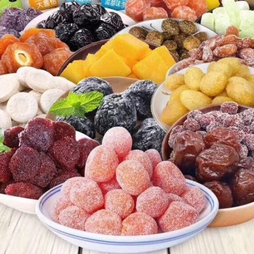 台湾百果香果脯蜜饯凉果甘甜爽口李梅凉果休闲零食独立包装厂