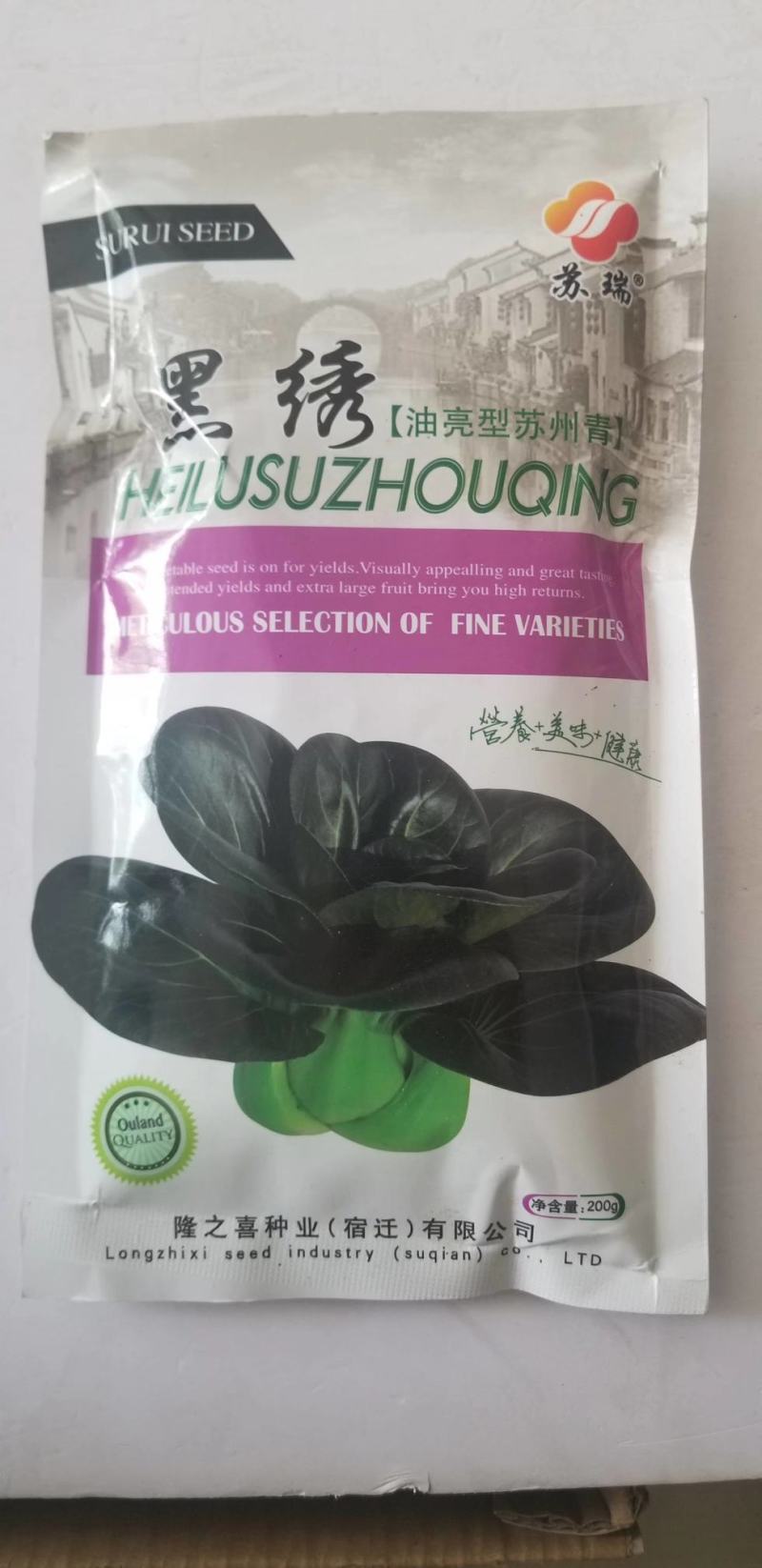 黑叶矮脚油亮苏州青黑大头青菜种籽高产耐寒耐热四季播青菜种