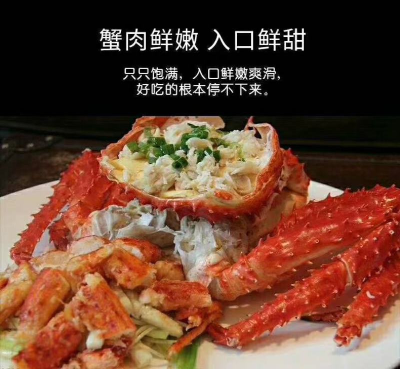 帝王蟹大量有货现在订购中
