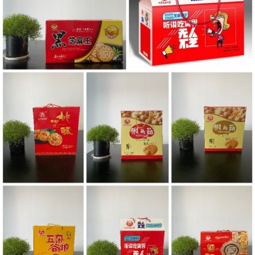 桃酥猴头菇芝麻饼干杂粮饼干