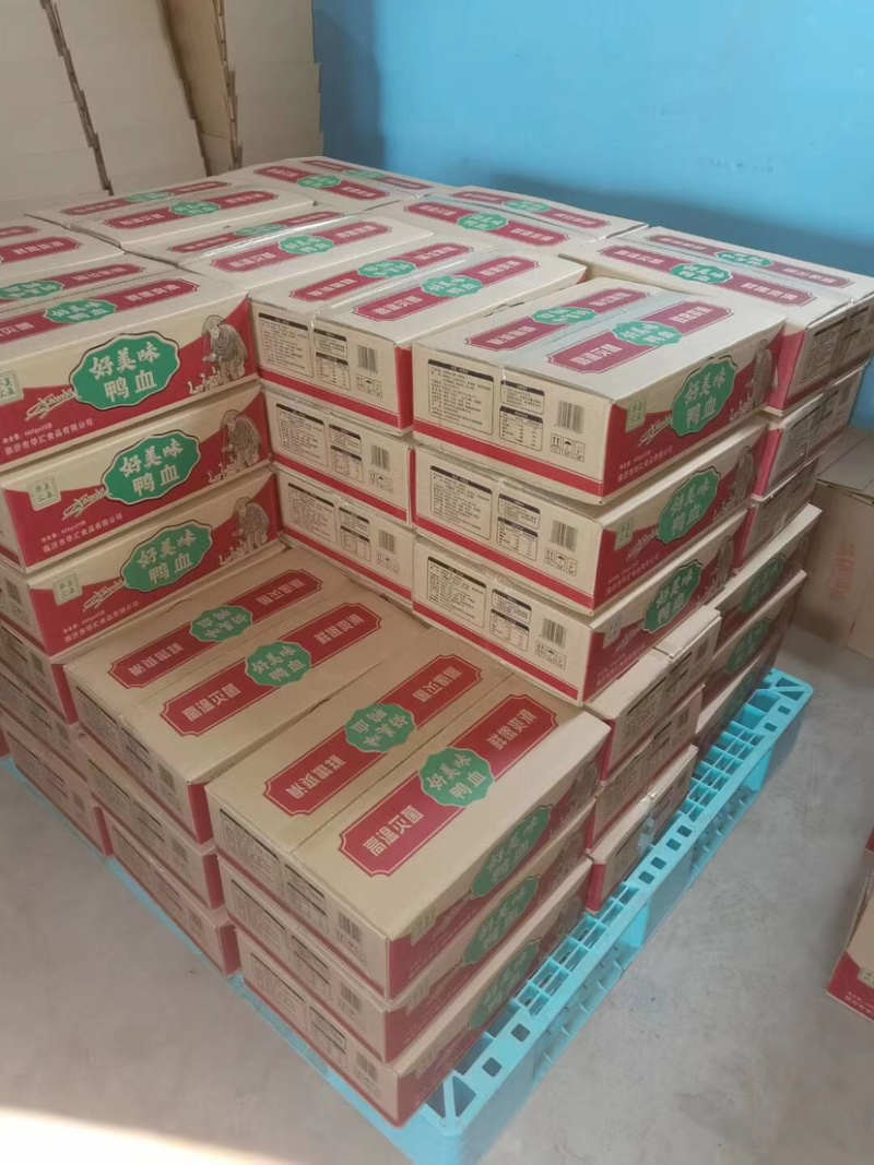 300克盒装，华汇鸭血，厂家直销，品质保证！