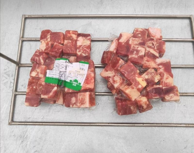 牛肉粒不碎不散瘦度高现货供应烧烤必备