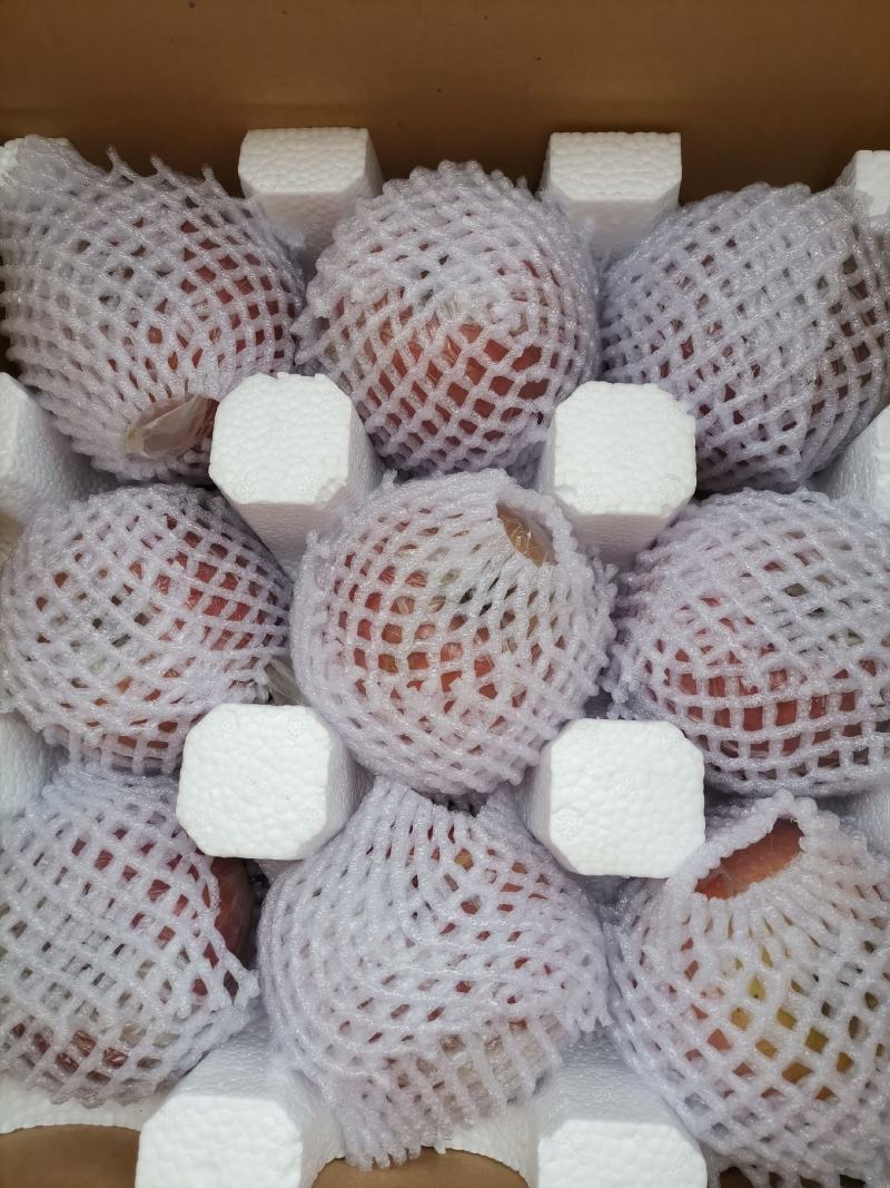 陕西特产富士王苹果,口感甜脆,可带皮吃,健康美容,泡沫拖