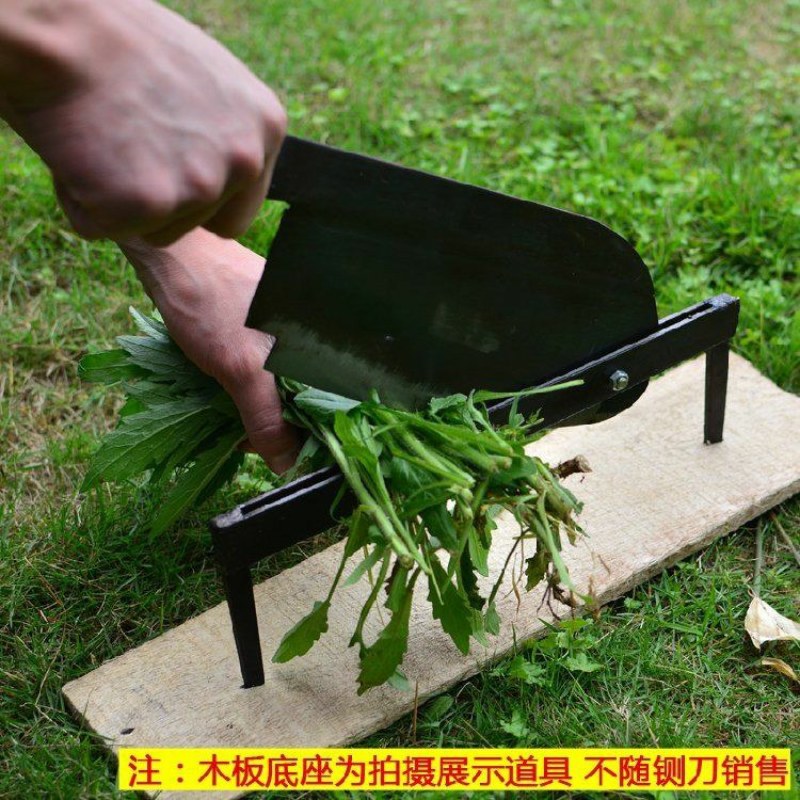立锦铡刀锰钢老式铡草刀铡秸秆草秧铡牛羊草闸刀钢铡铡刀匝刀