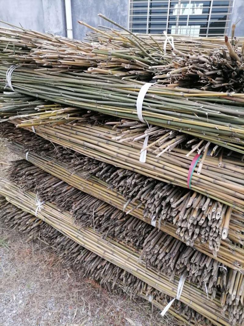 竹竿产地批发小竹竿菜架杆2米2.2米2.4米3米4米