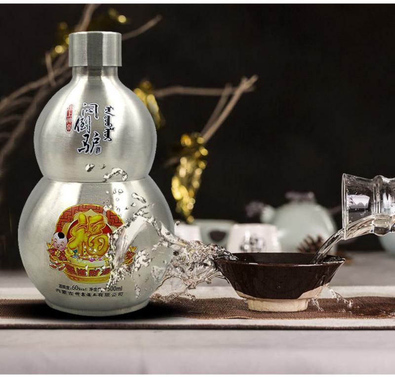 草原高度粮食酒刚胡葫芦白酒内蒙特产特色烈酒1.5l