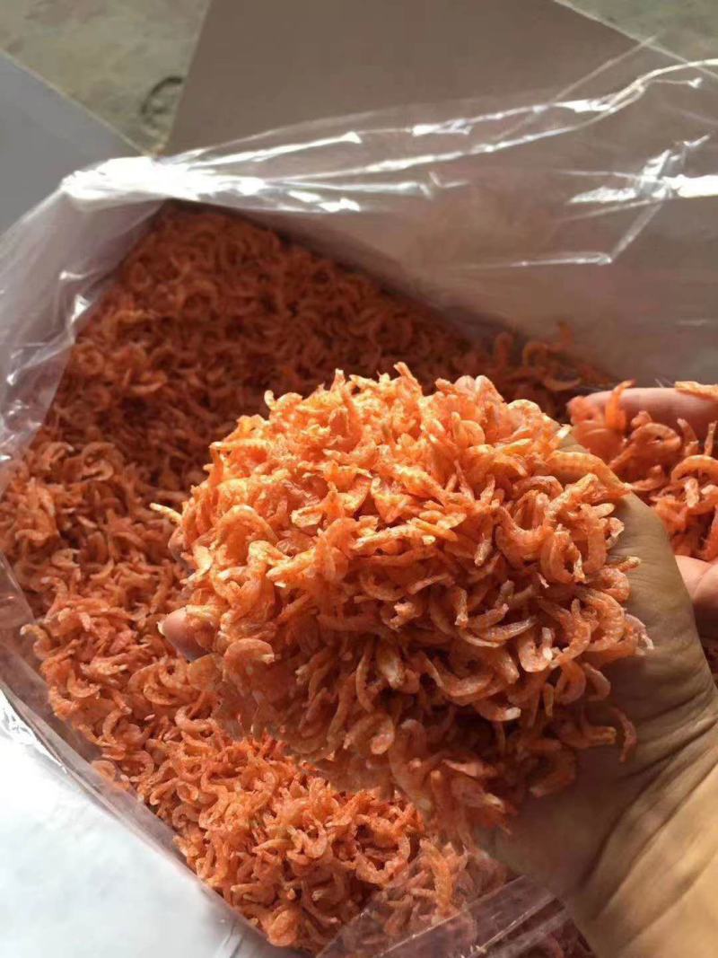 磷虾米。淡干无盐，的磷虾海米，自己加工，
