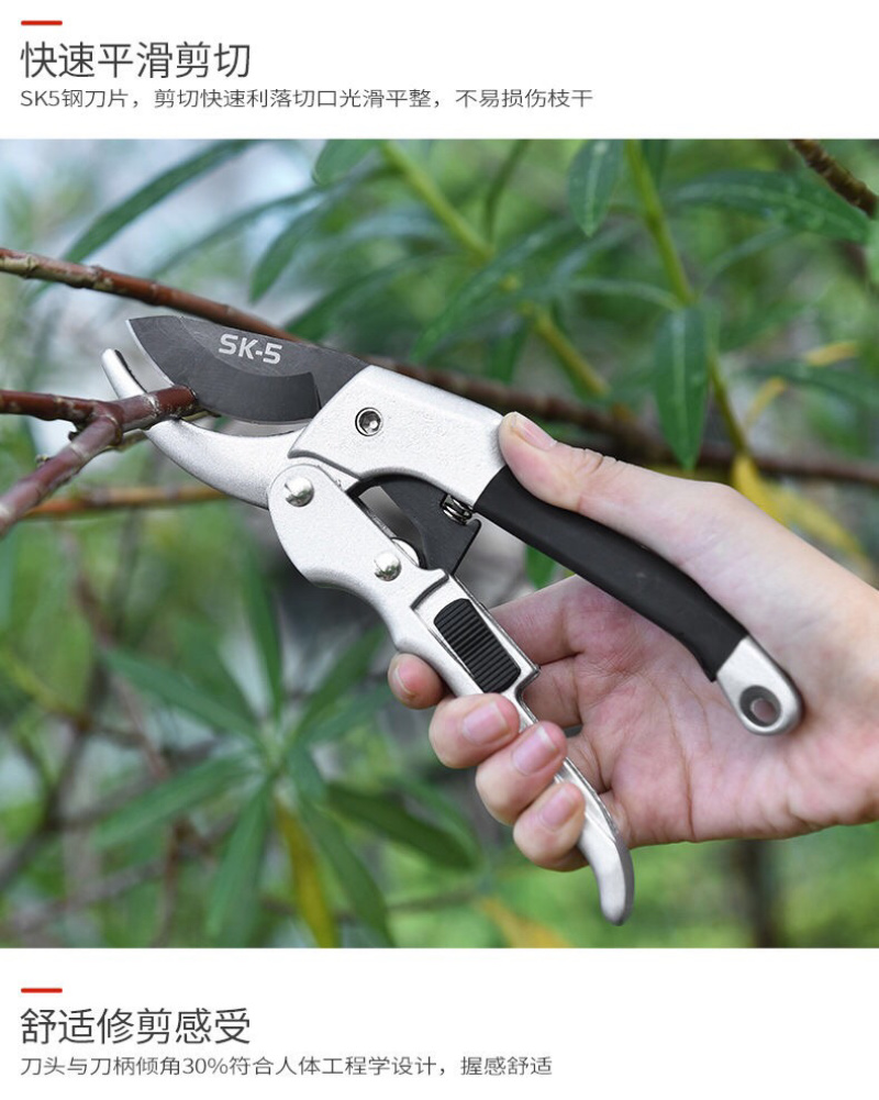 德国进口钢材园林工具花木剪刀树枝修剪果树粗技剪园艺修技剪
