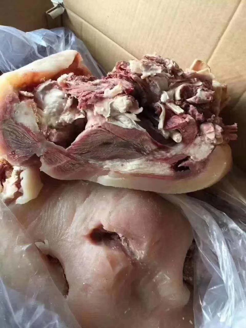 带皮熟牛头肉，可切片，可切块，单个抽真空