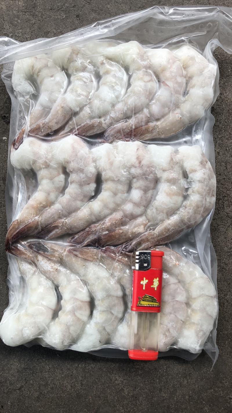 特大凤尾虾仁一厢12板净重1.5斤一板规格齐全