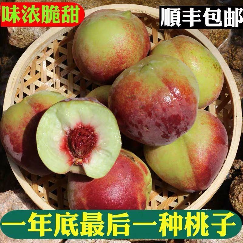 青州蜜桃新鲜水果批发应季桃子脆桃毛桃冬雪蜜桃