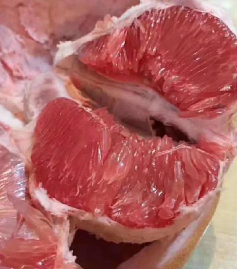 【热卖】漳州平和红心蜜柚大量低价批发，皮薄肉红，香甜可口
