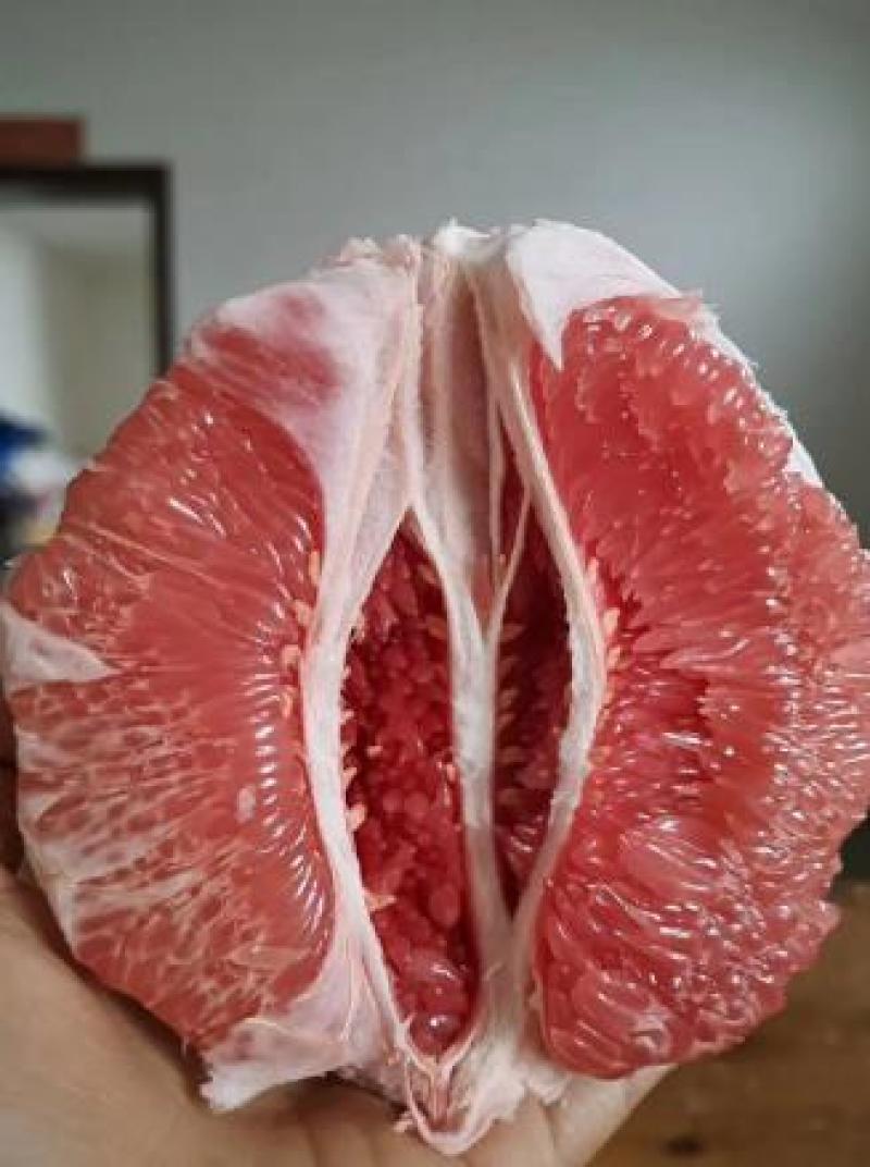 【热卖】漳州平和红心蜜柚大量低价批发，皮薄肉红，香甜可口