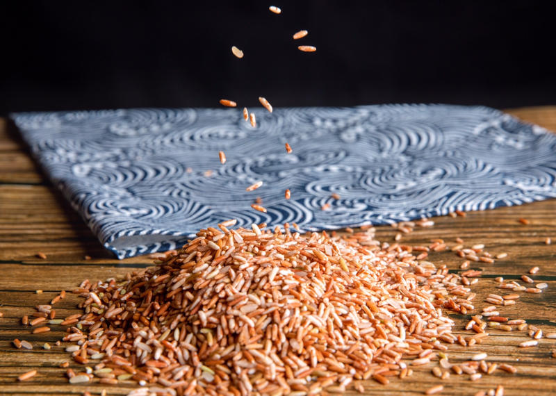 梯田红米红软米有机大米红软米红糙米长寿之乡的秘密