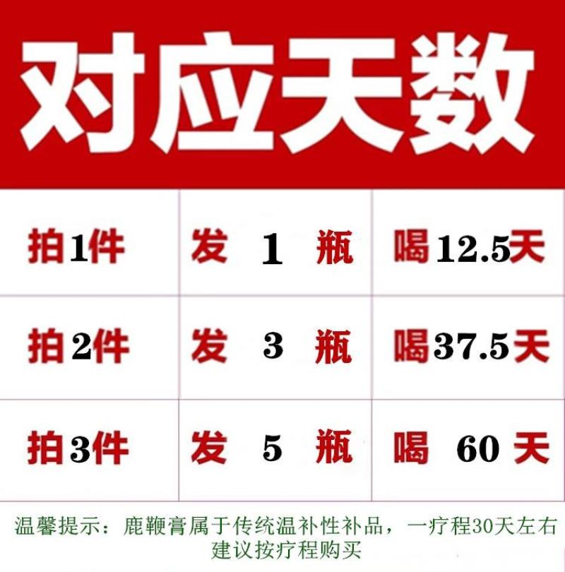 【鹿乡包邮】鹿鞭膏成年男性滋补荷尔蒙鹿鞭鹿茸人参力量爆