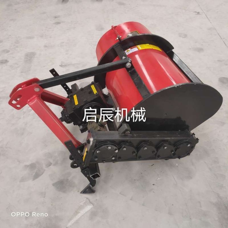 拖拉机带的葡萄埋藤机埋藤效果好培土机