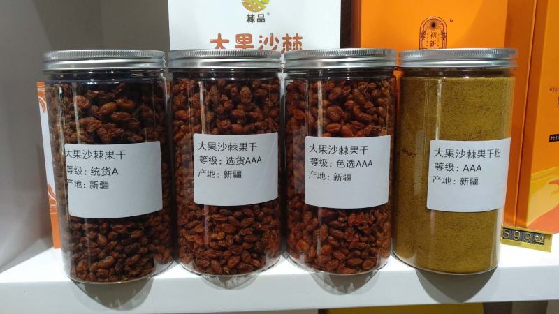 新疆野生沙棘沙棘全果干果，产地直发，大量批发