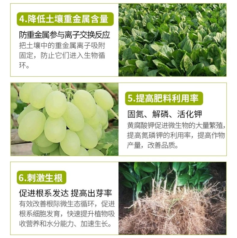 阿逸多矿源黄腐酸钾水溶肥料农用果树花生抗重茬促花果冲施肥