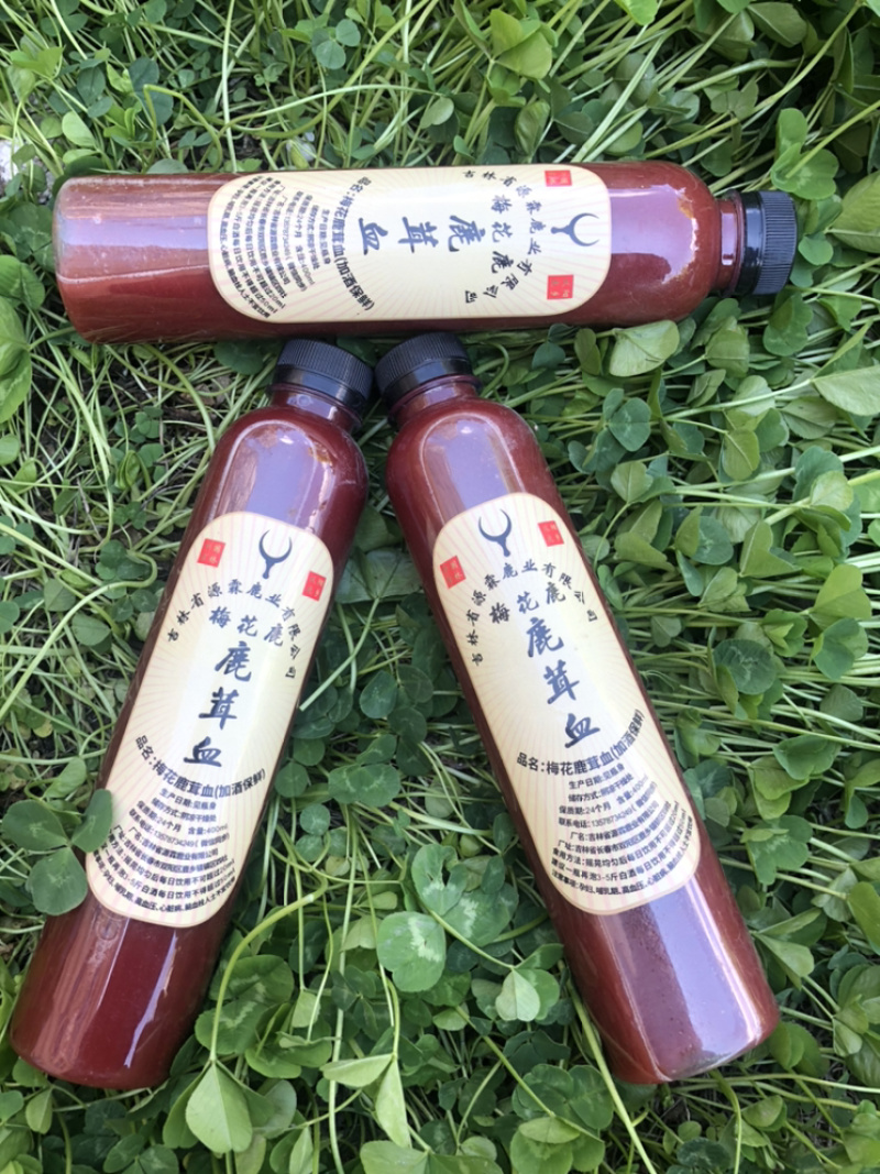 鹿茸血鹿茸血酒纯正正宗东北吉林长春鹿场直发纯正