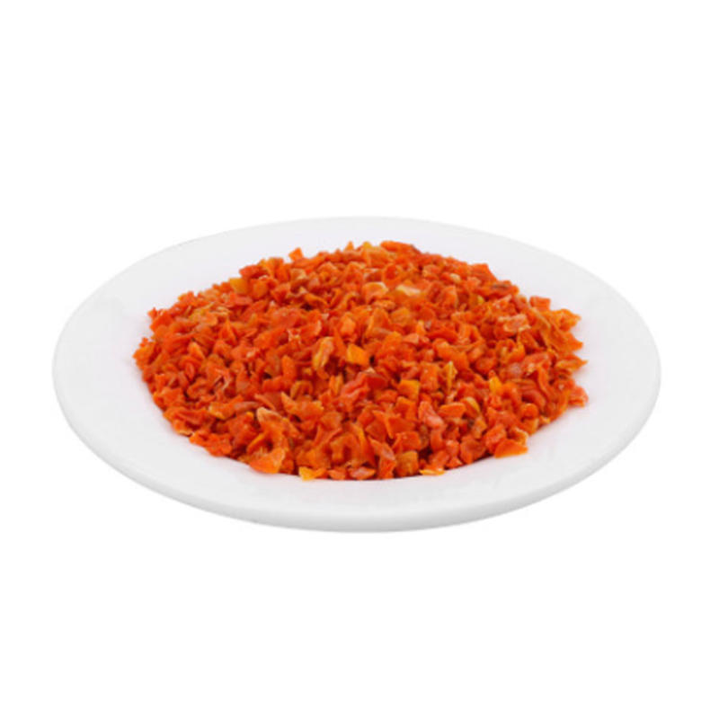 脱水胡萝卜丁热风干燥胡萝卜粒脱水蔬菜干低温烘焙熟胡萝卜
