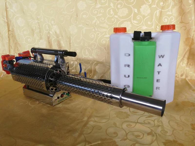水雾烟雾两用弥雾机手持式打药消毒机电启动喷雾器脉冲动