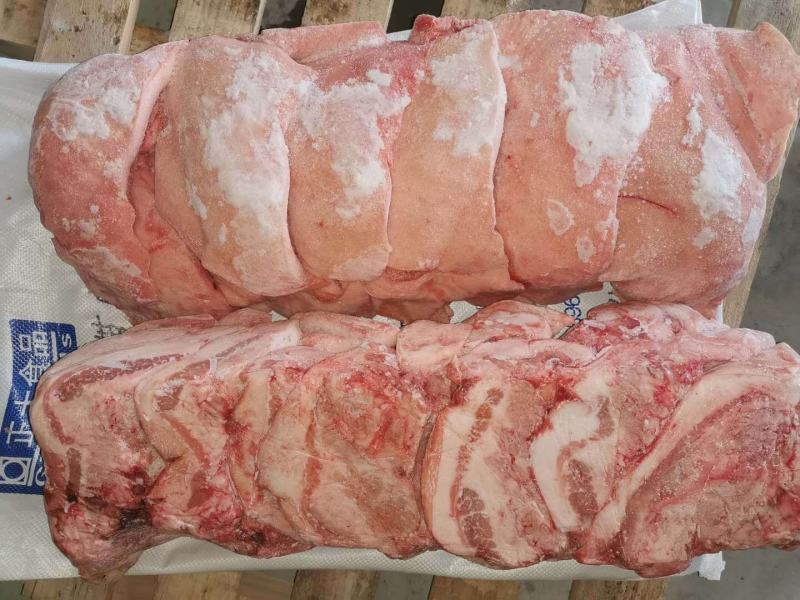 冻猪肉冻猪副冻带皮肥膘冻纤排