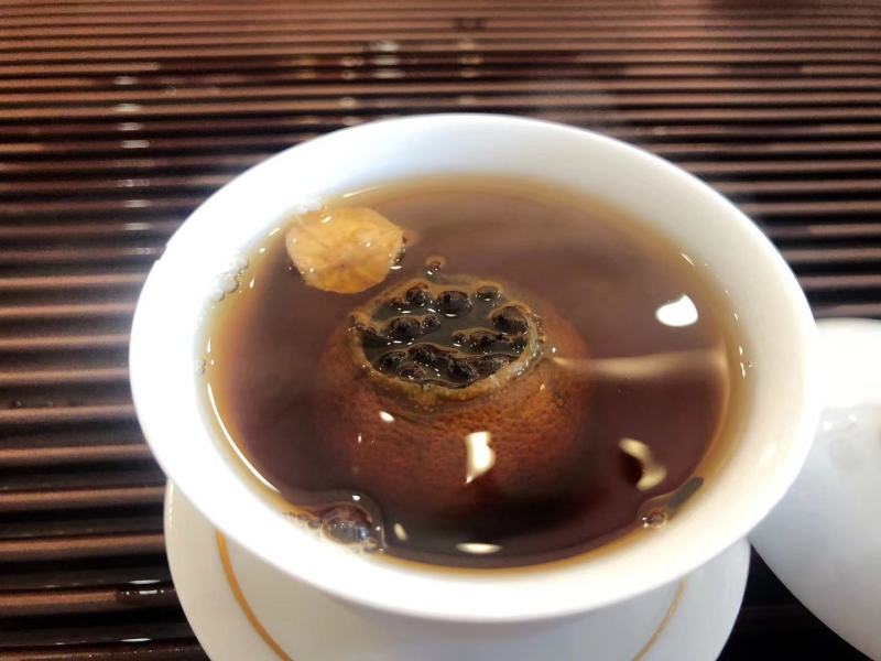 小青柑买一送一梅江圈枝小青柑甜润滑厚300克一罐