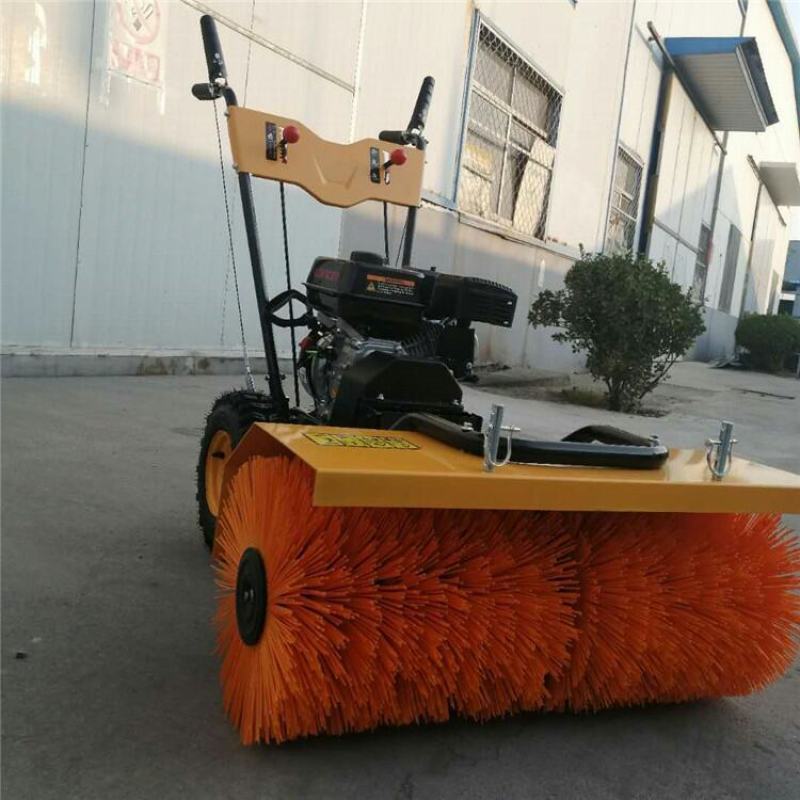 小区公路用扫雪机13马力手推式扫雪机小型汽油手推式扫雪机