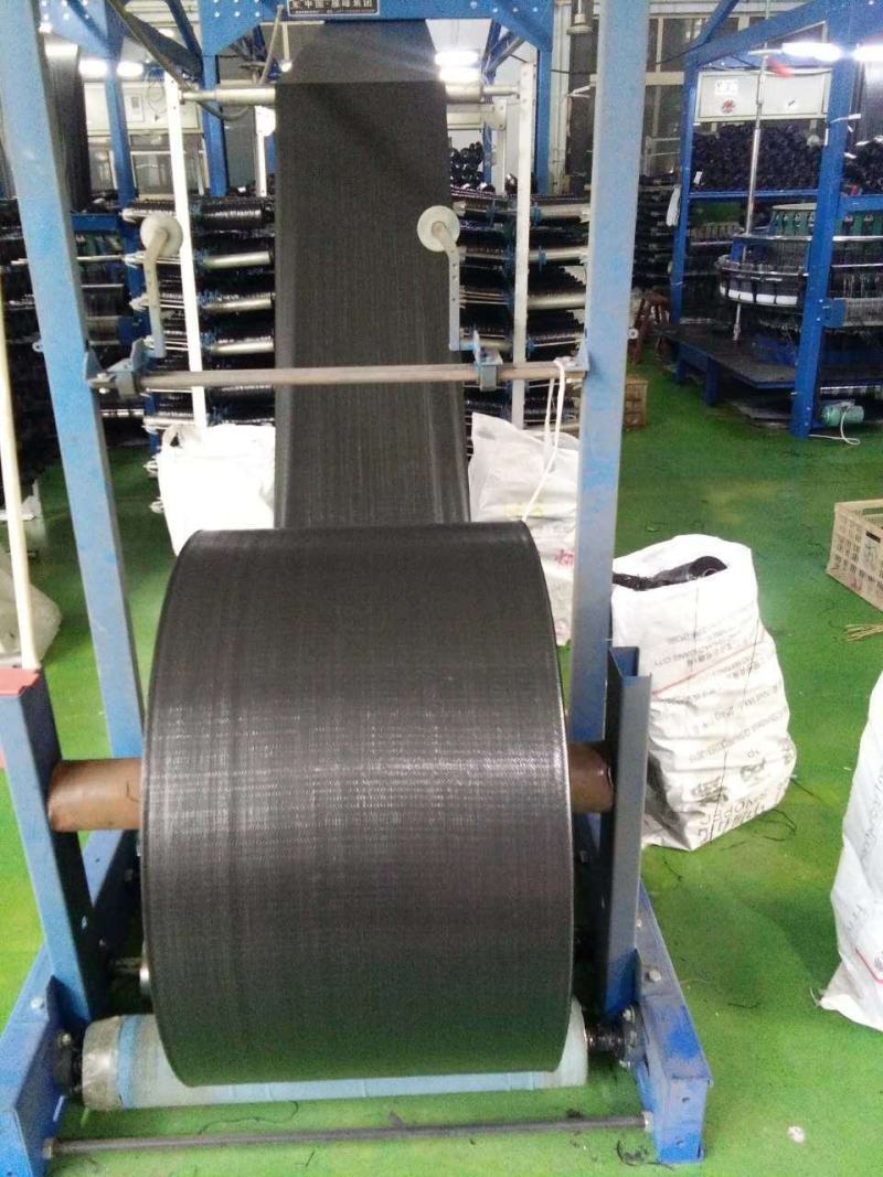 高强度黑色编制袋防嗮袋碳黑抗uv蛇皮袋垃圾填埋场专用护袋