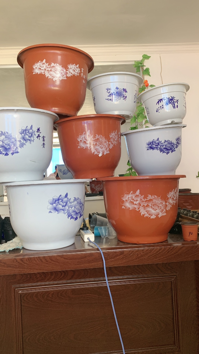 牡丹花盆大白花盆大红花盆牡丹盆，景观盆