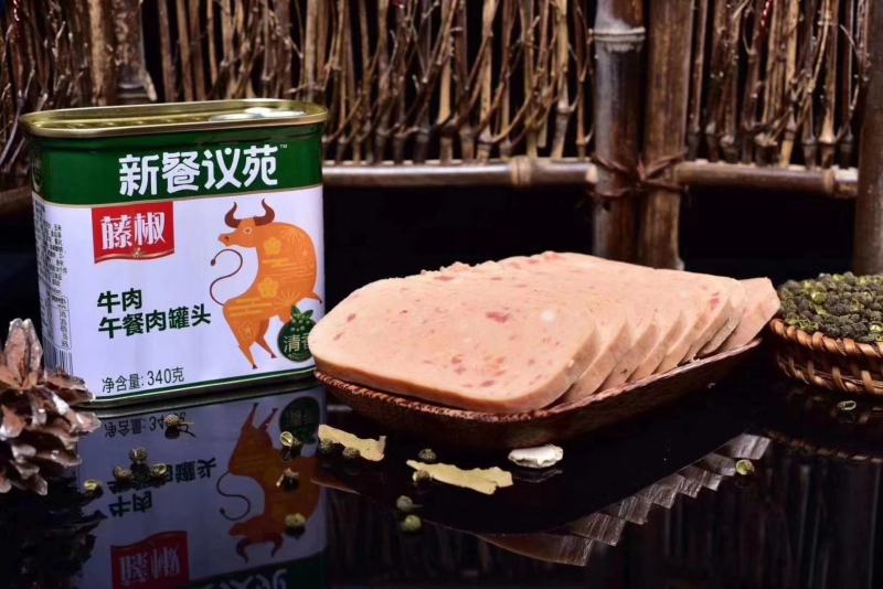 藤椒午餐肉两种口味任您选，