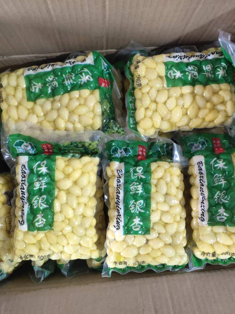 产地直销优质保鲜银杏果仁，白果米子，产地直销