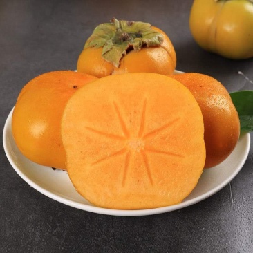 云南脆柿子，香甜多汁，脆甜如蜜