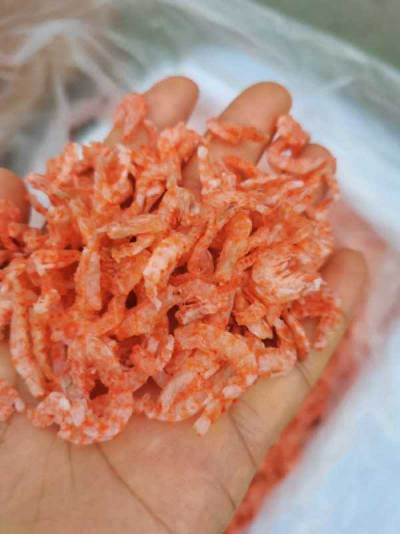 磷虾米。淡干无盐，的磷虾海米，自己加工，
