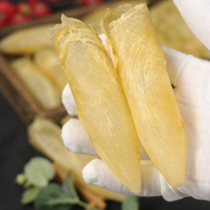 花胶鱼肚60头90头咸水鱼胶筒鱼鳔干货食补养颜胶原蛋白