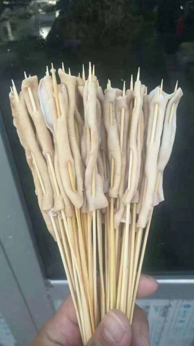 鸭肠串，五香口味，干净无异味，可定制加工