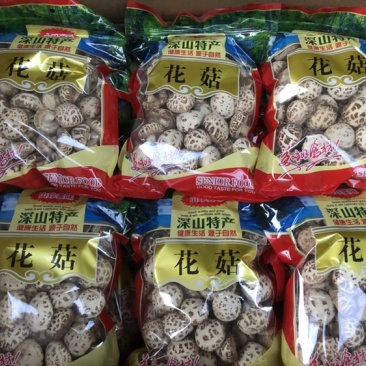 礼品袋天白大花菇厚肉剪脚500g产地一手货源批发干花菇冬