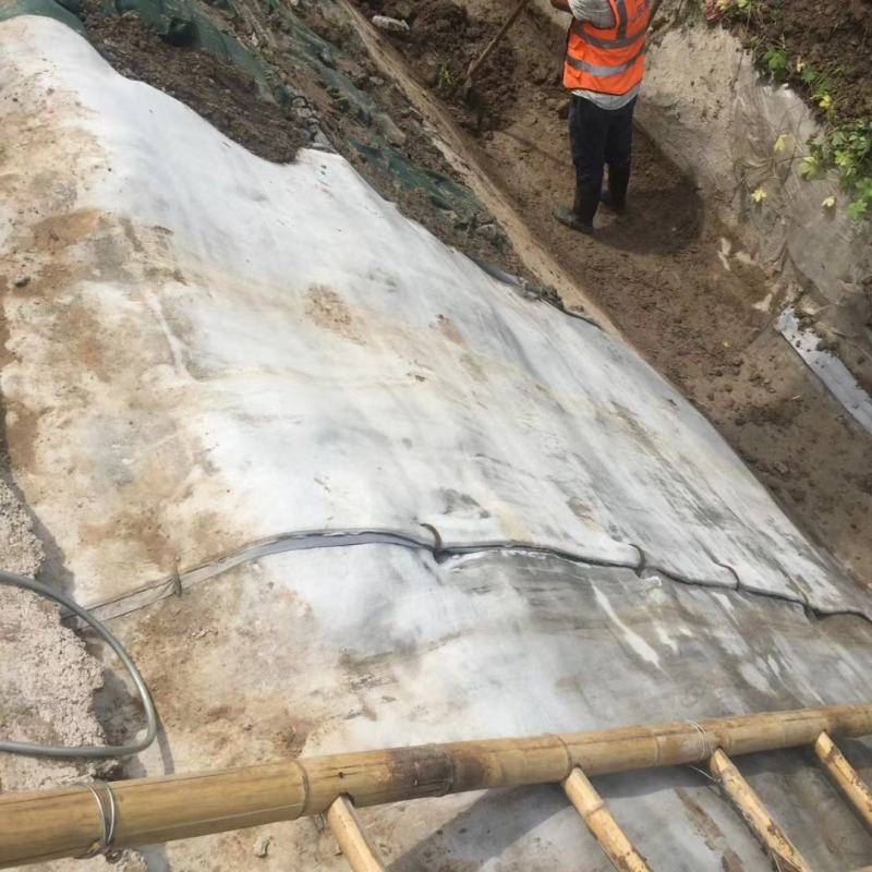 路面水泥地浇水固化水泥毯土坡混凝土工程沟渠防渗护坡工程