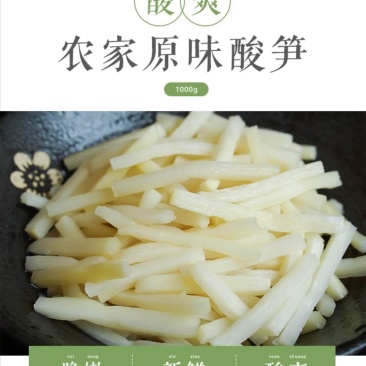 广西百色市田林特产八渡笋酸笋传统自然发酵鲜脆爽口