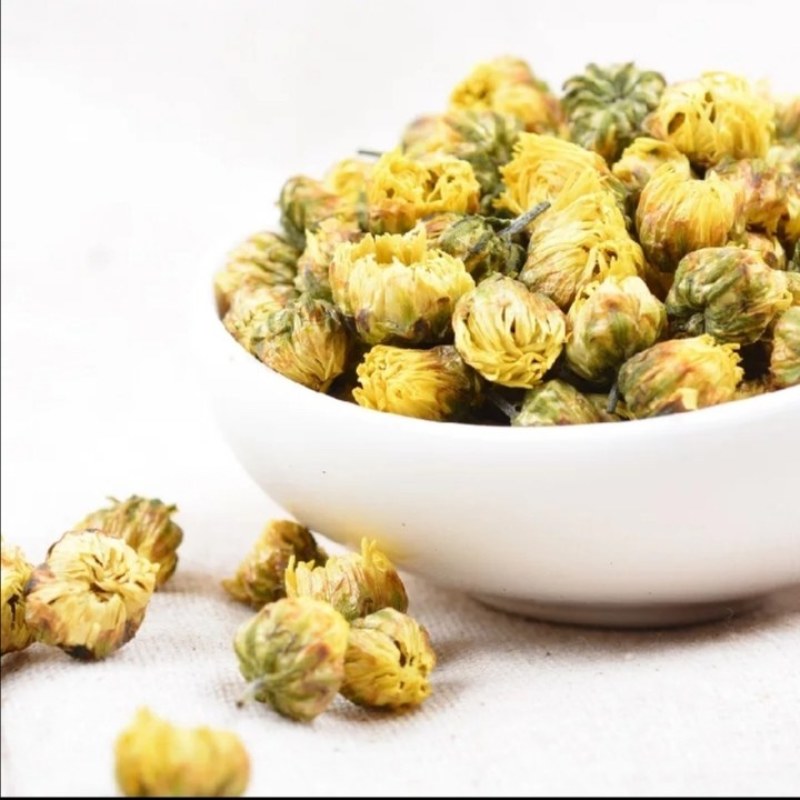 山上野菊花制作的菊花茶便宜出售