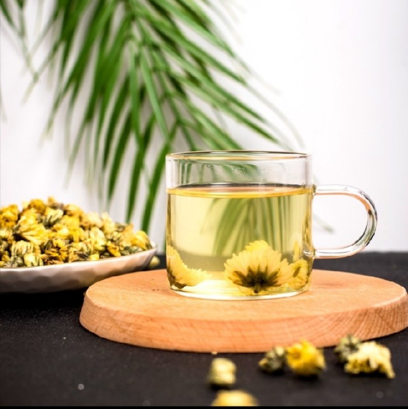 山上野菊花制作的菊花茶便宜出售
