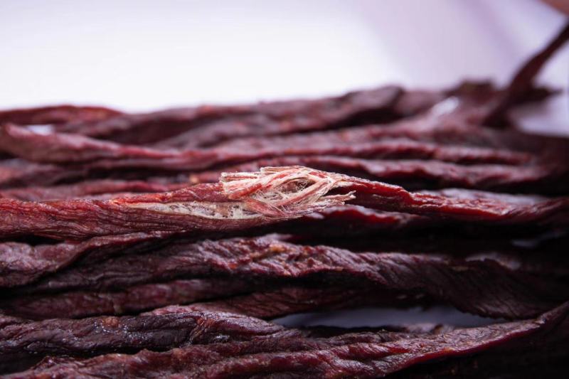 现烤现卖，纯正牛肉干