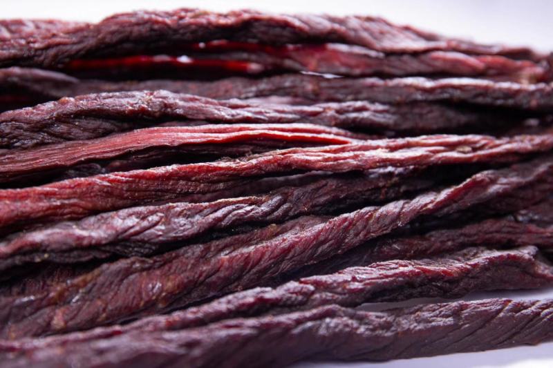 现烤现卖，纯正牛肉干