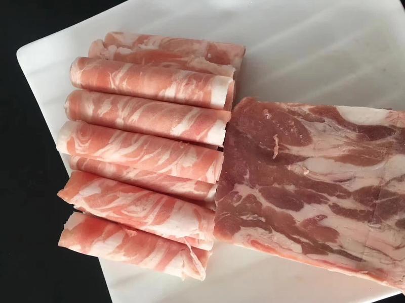 羔羊肉卷，精品羊肉卷下锅不散不碎，纹理通透质量保证
