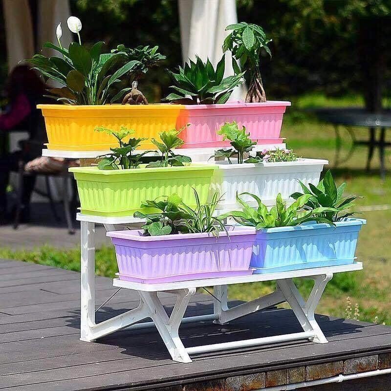 厂家种菜盆阳台特价清仓种植箱菜园特大号长方形多肉绿萝塑料
