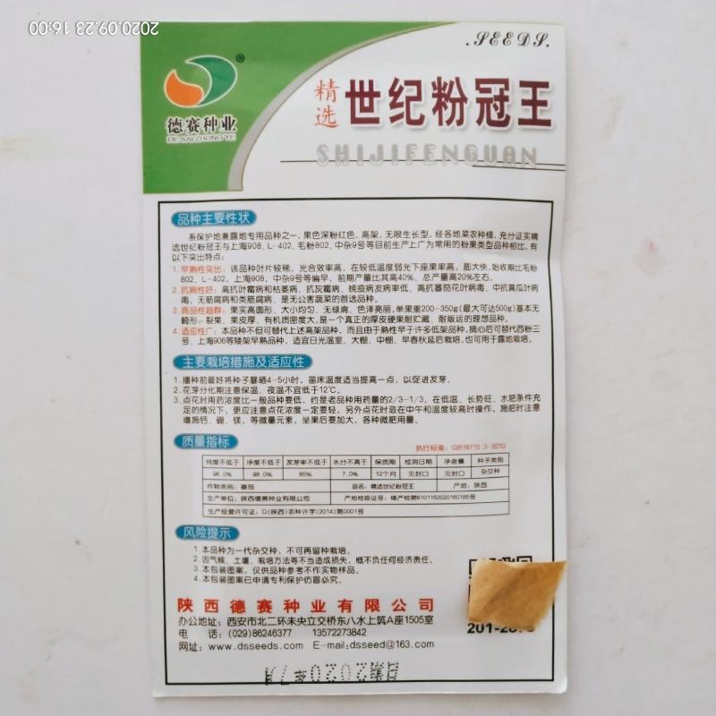 西红柿种子粉果耐运输一代杂交品种种早熟种子